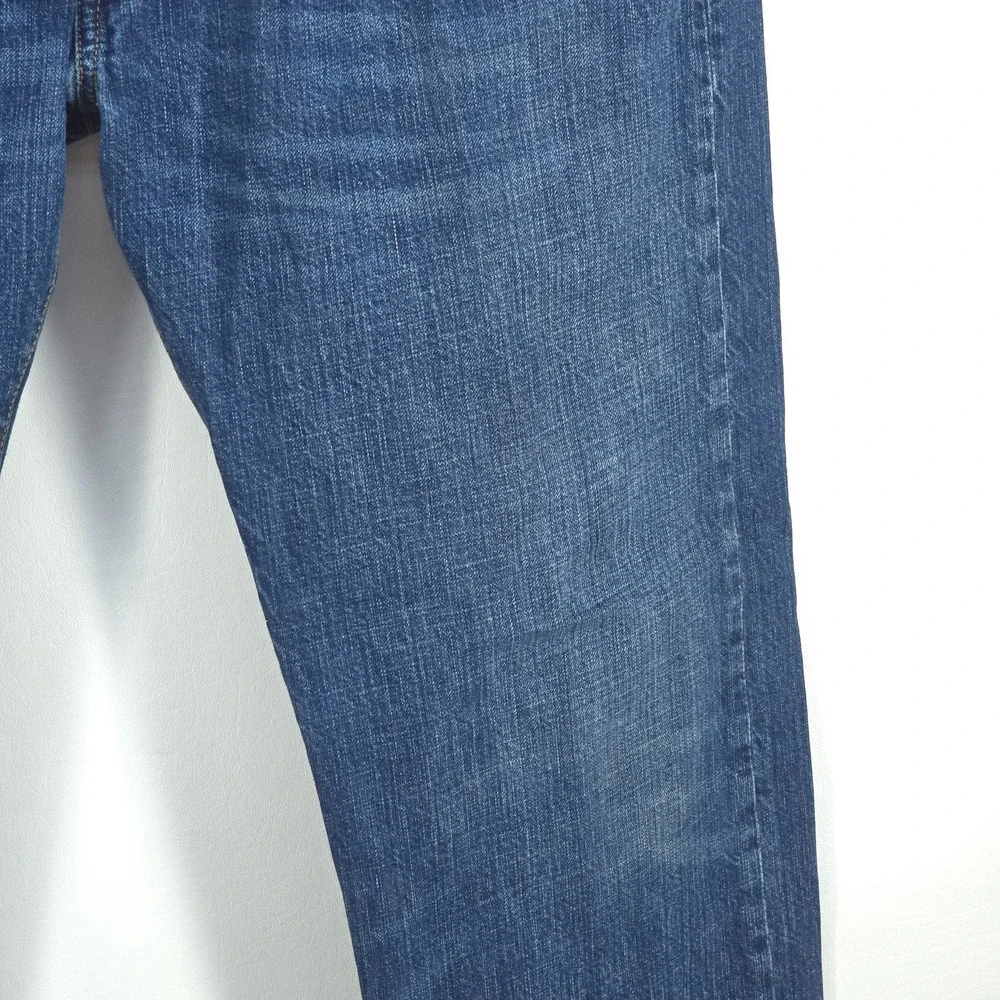 Levi's 501 Jeans Men 36x32 (38x32) Straight Leg Medium Wash Denim Whiskers Faded